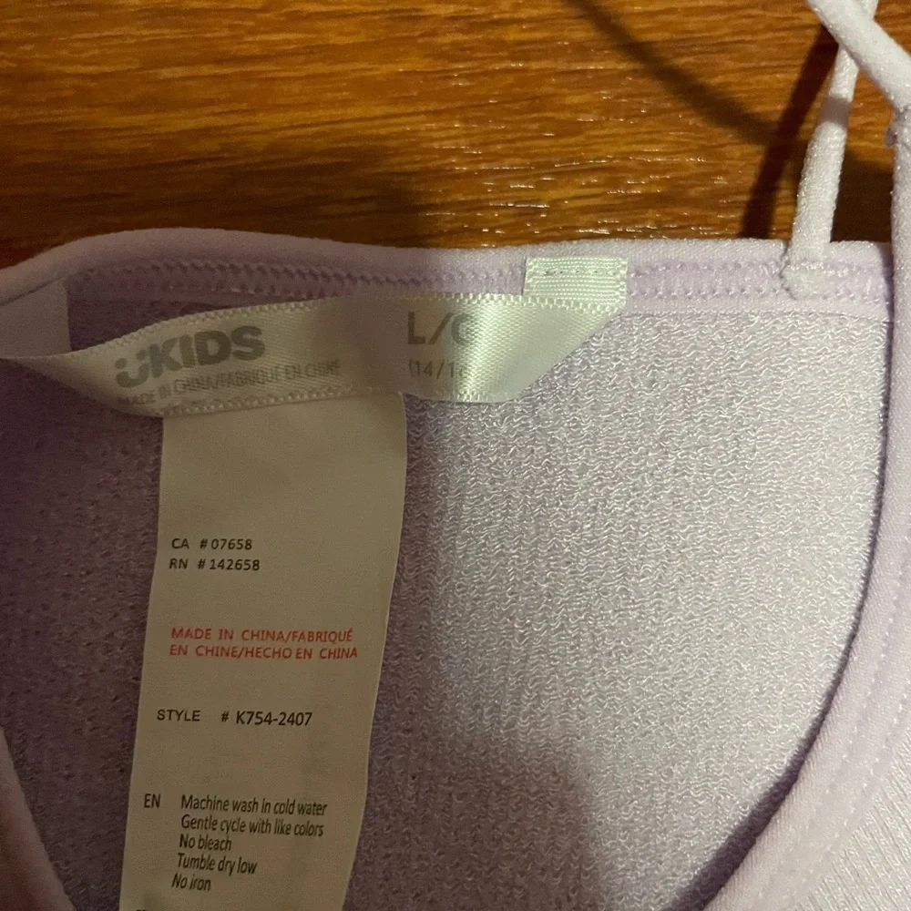 Kids Camisole Set - Pink and Lavender - Picture 6 of 7